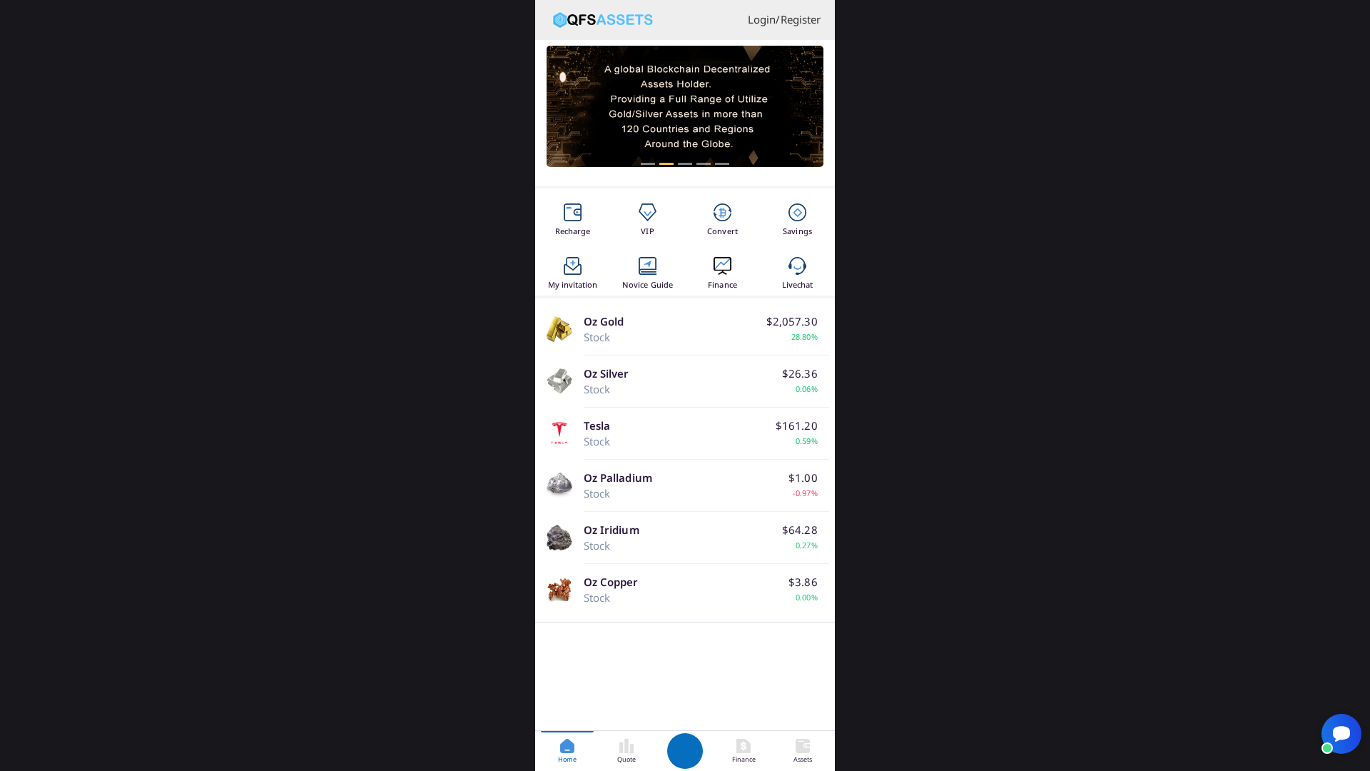 Screenshot of qfsglobals.site