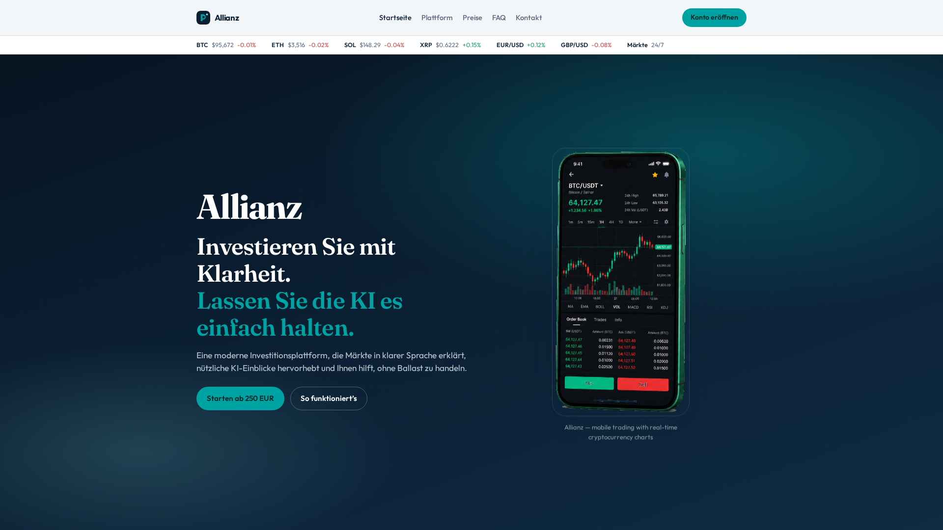 Screenshot of allianz-ai.live