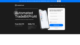 Screenshot of tradebitproaitrade.com