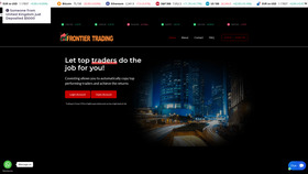 Screenshot of frontiertradings.pro