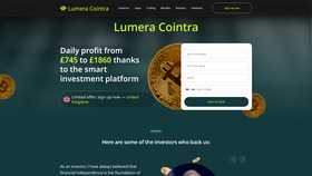 Screenshot of lumera-cointra.org