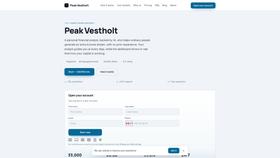 Screenshot of peak-vestholt.live