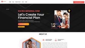 Screenshot of escromining.info