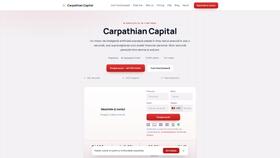 Screenshot of carpathiancapital.biz