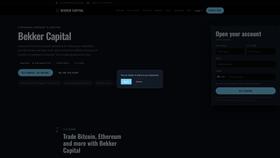 Screenshot of bekkercapital.biz
