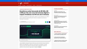 Screenshot of g1globoeconomia.live