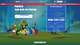 Screenshot of pepetocoin.online